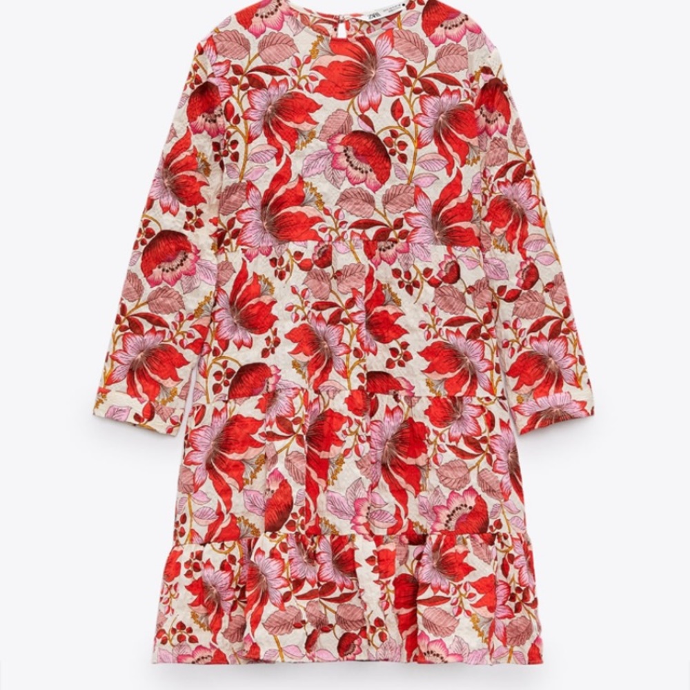 Zara floral dress